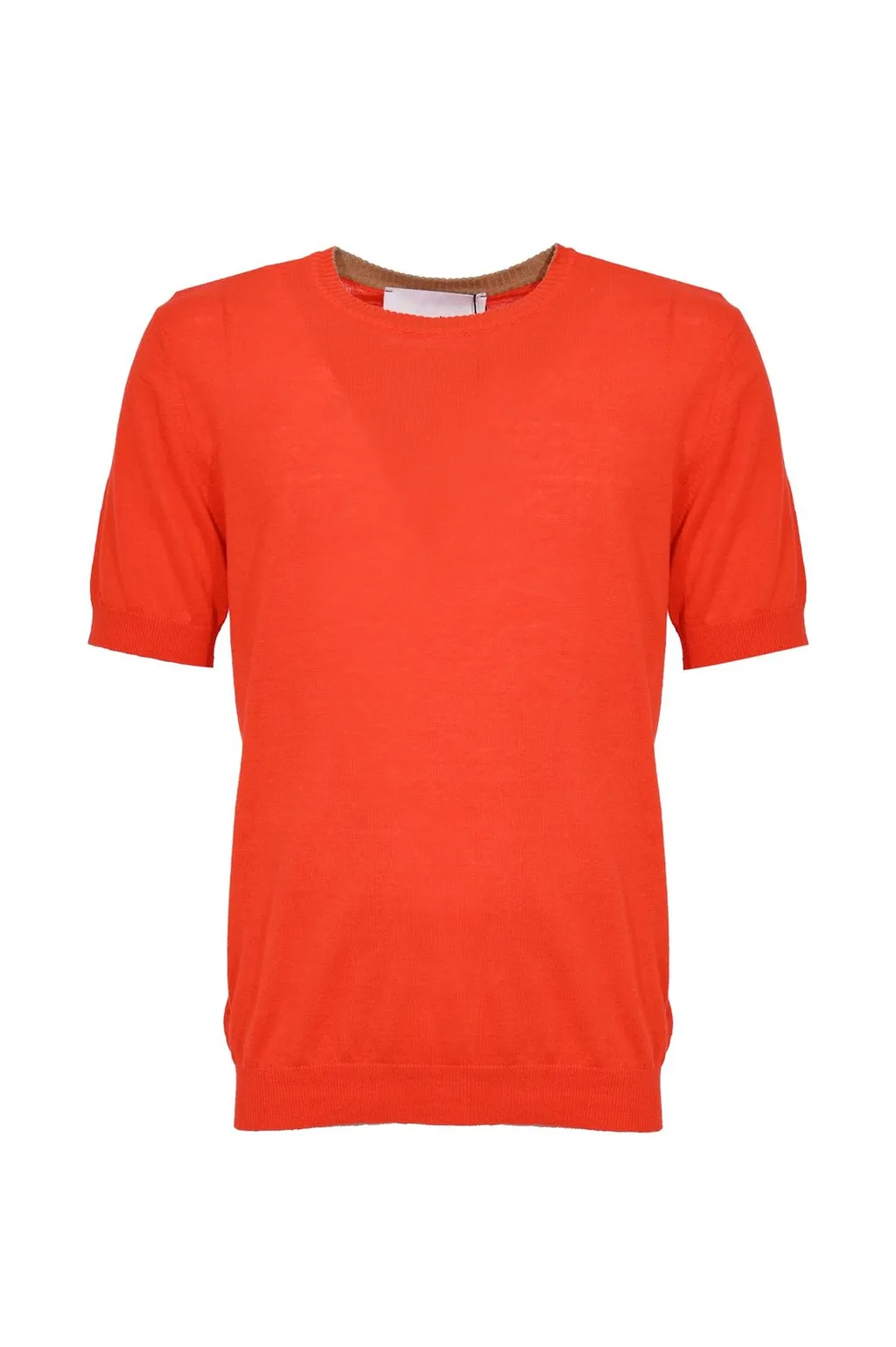 Amaranto Short-Sleeve Knitted Sweater