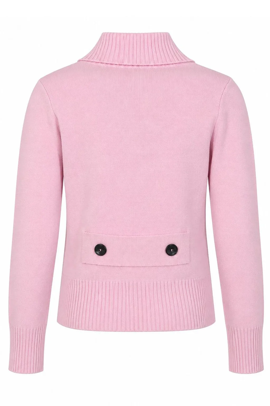 Alpha Studio Ribbed Collar Knitted Jacket