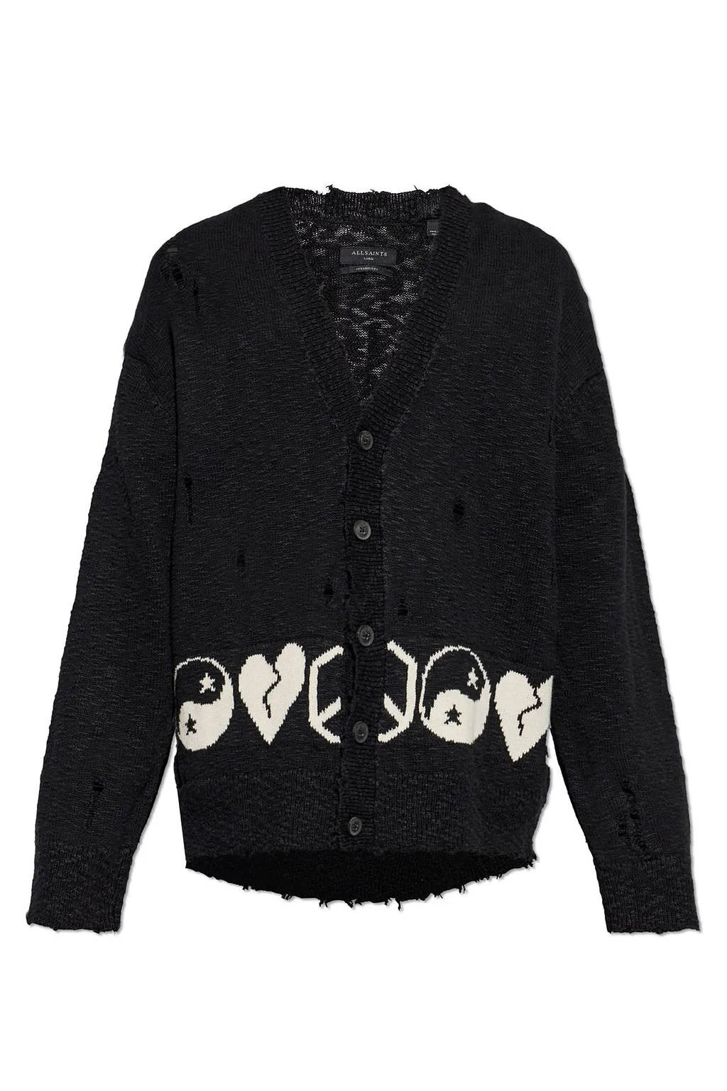 Allsaints Tabua Distressed Cardigan