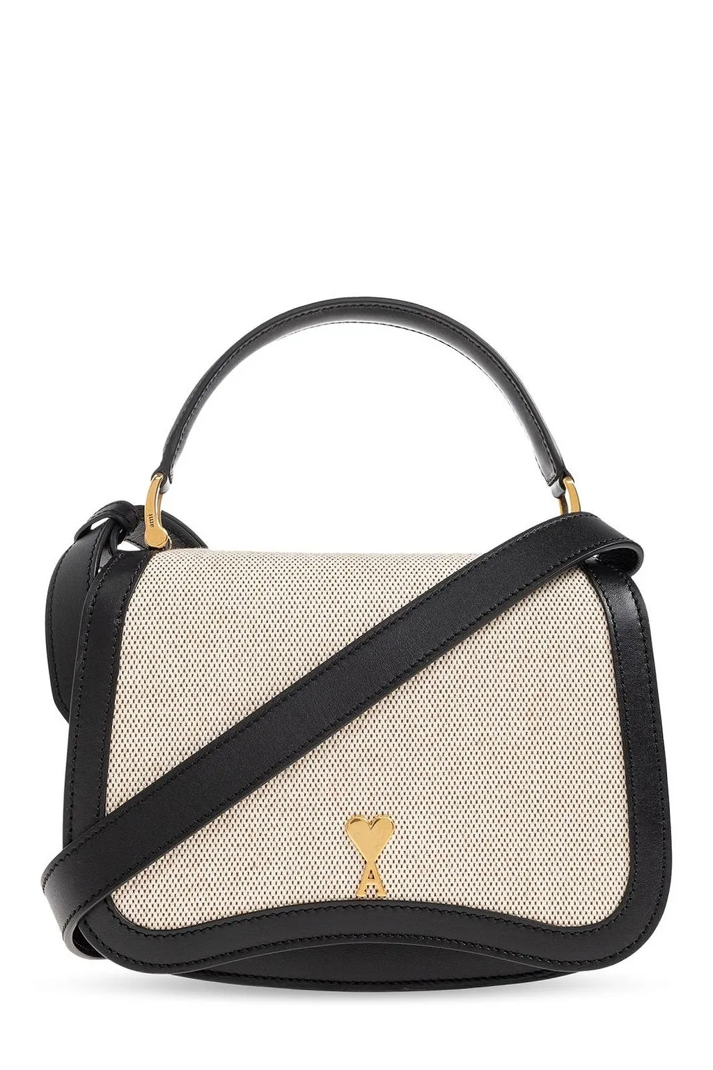Ami Logo Detailed Top Handle Tote Bag