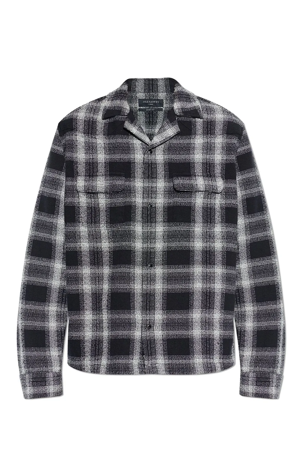 Allsaints Teshio Check Long-Sleeved Shirt