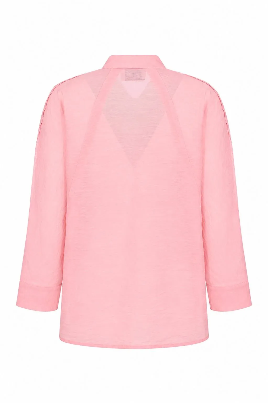Alpha Studio Sheer Button-Up Shirt
