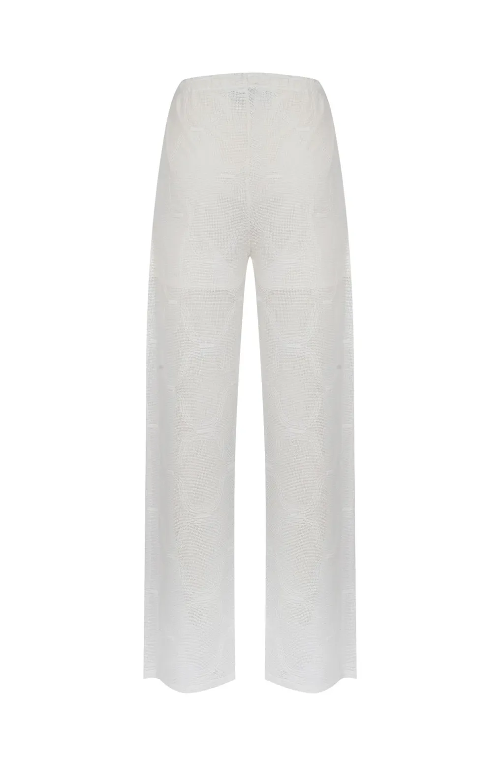 Alpha Studio Sheer Drawstring Pants