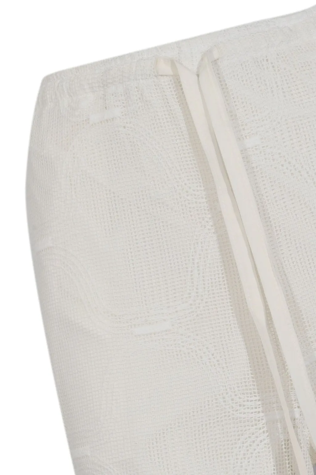 Alpha Studio Sheer Drawstring Pants