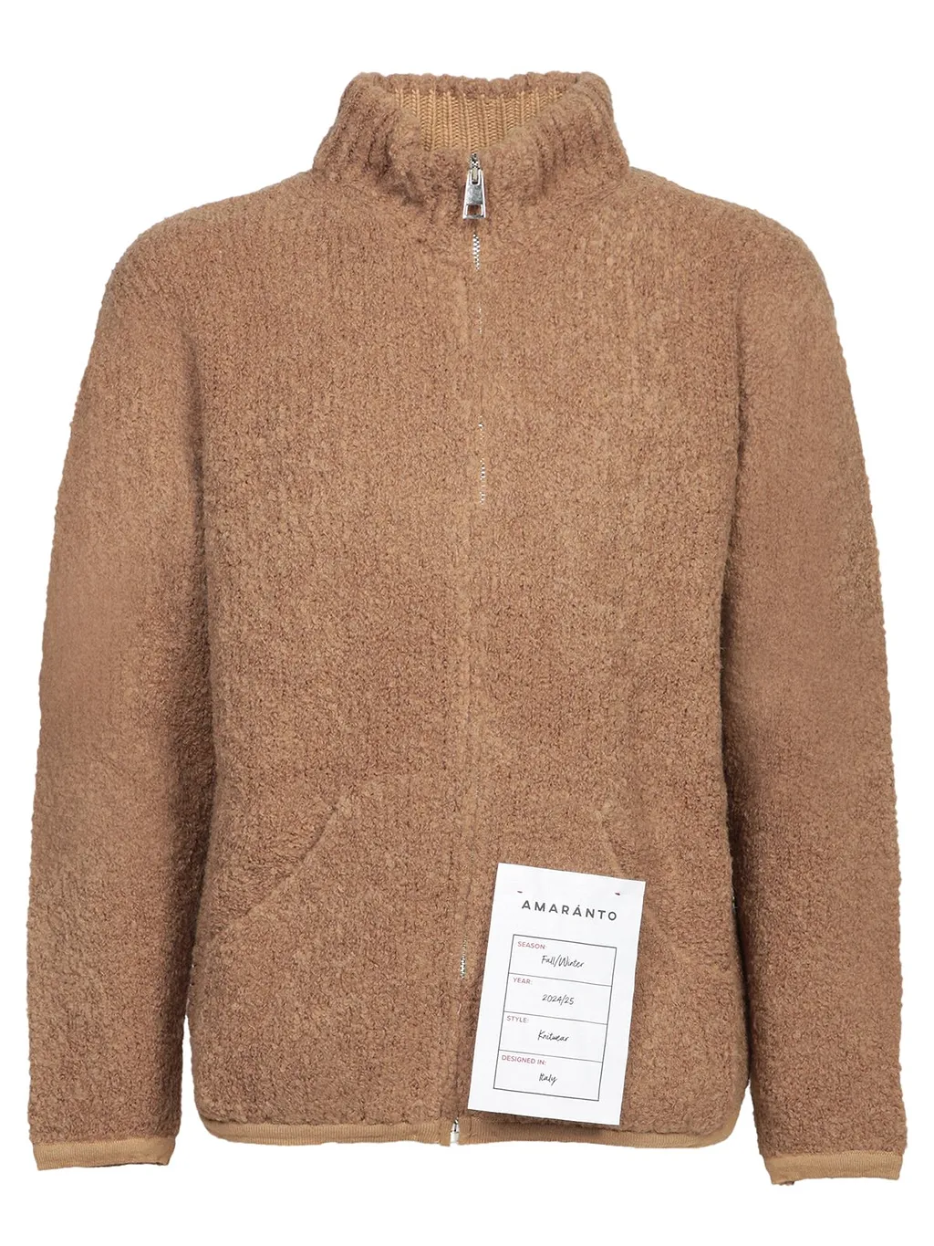 Amaranto Zipped Cardigan