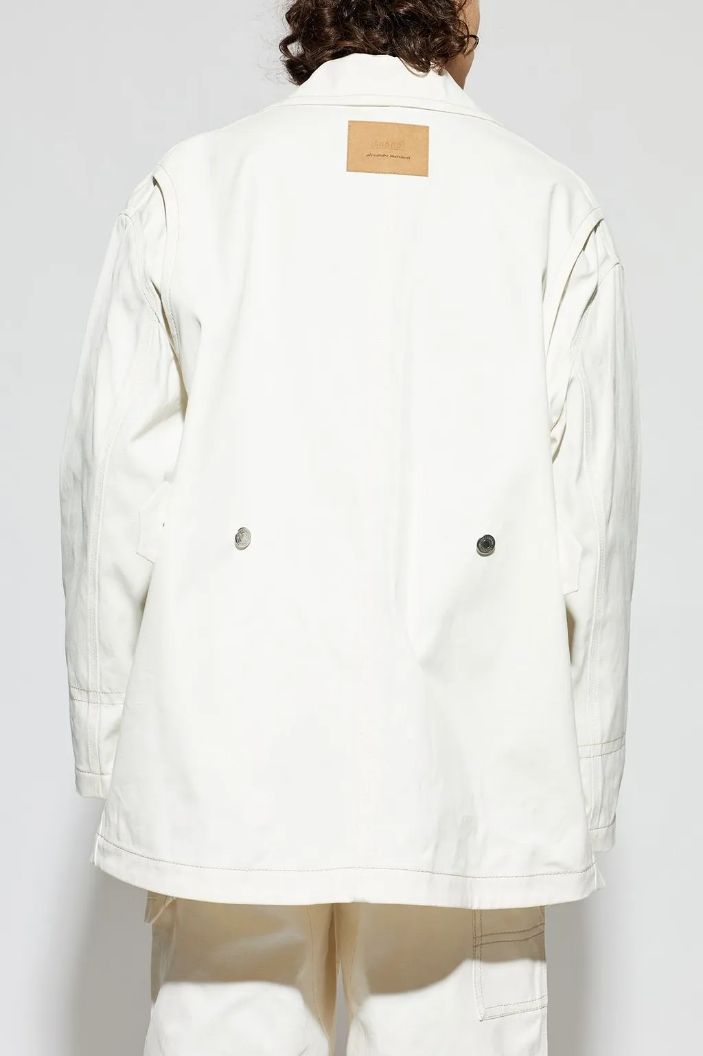 Ami Logo Patch Buttoned Jacket