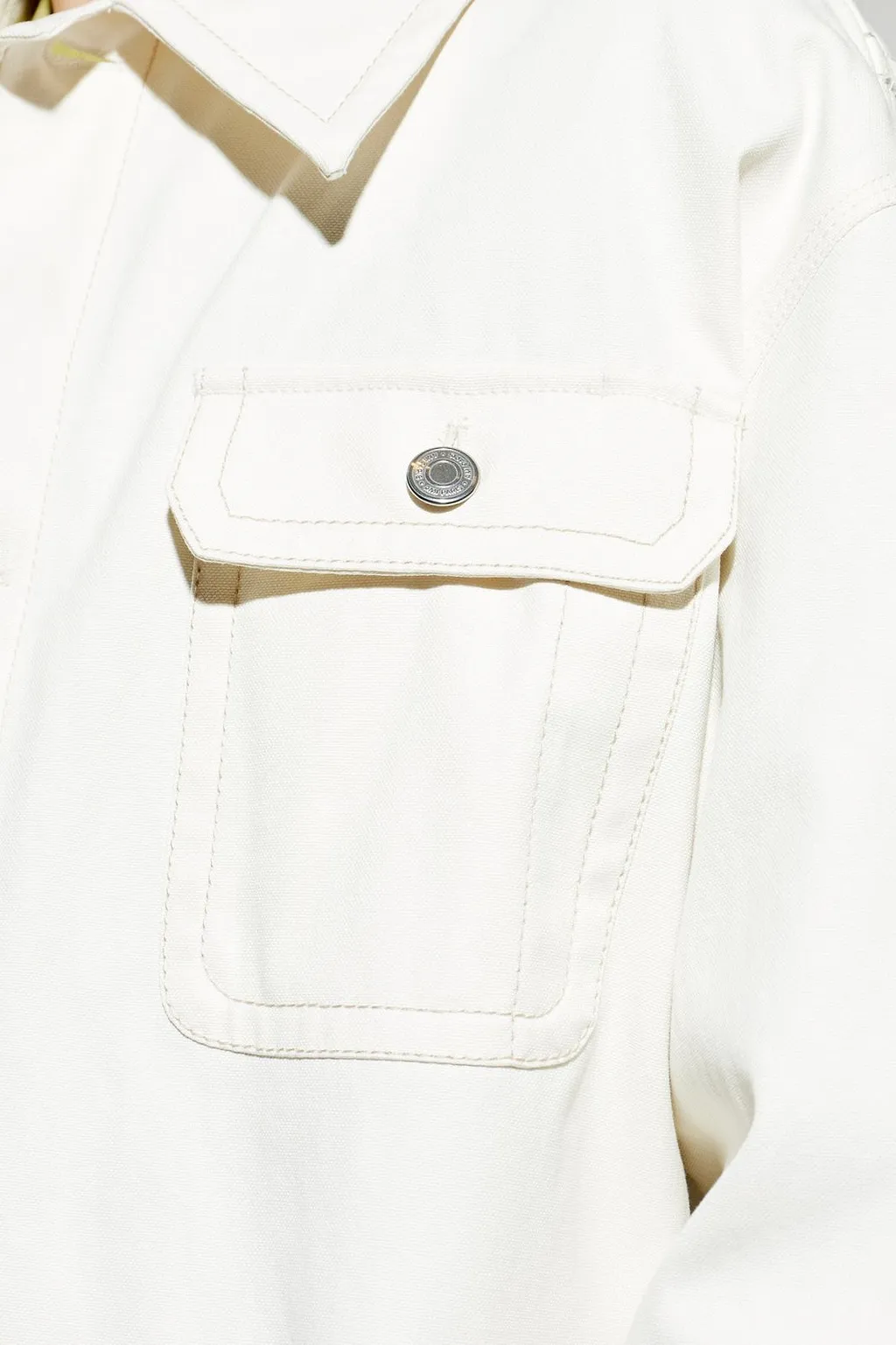 Ami Logo Patch Buttoned Jacket