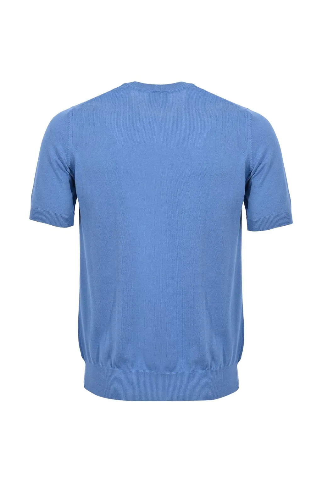 Alpha Studio Short-Sleeve Knitted Sweater