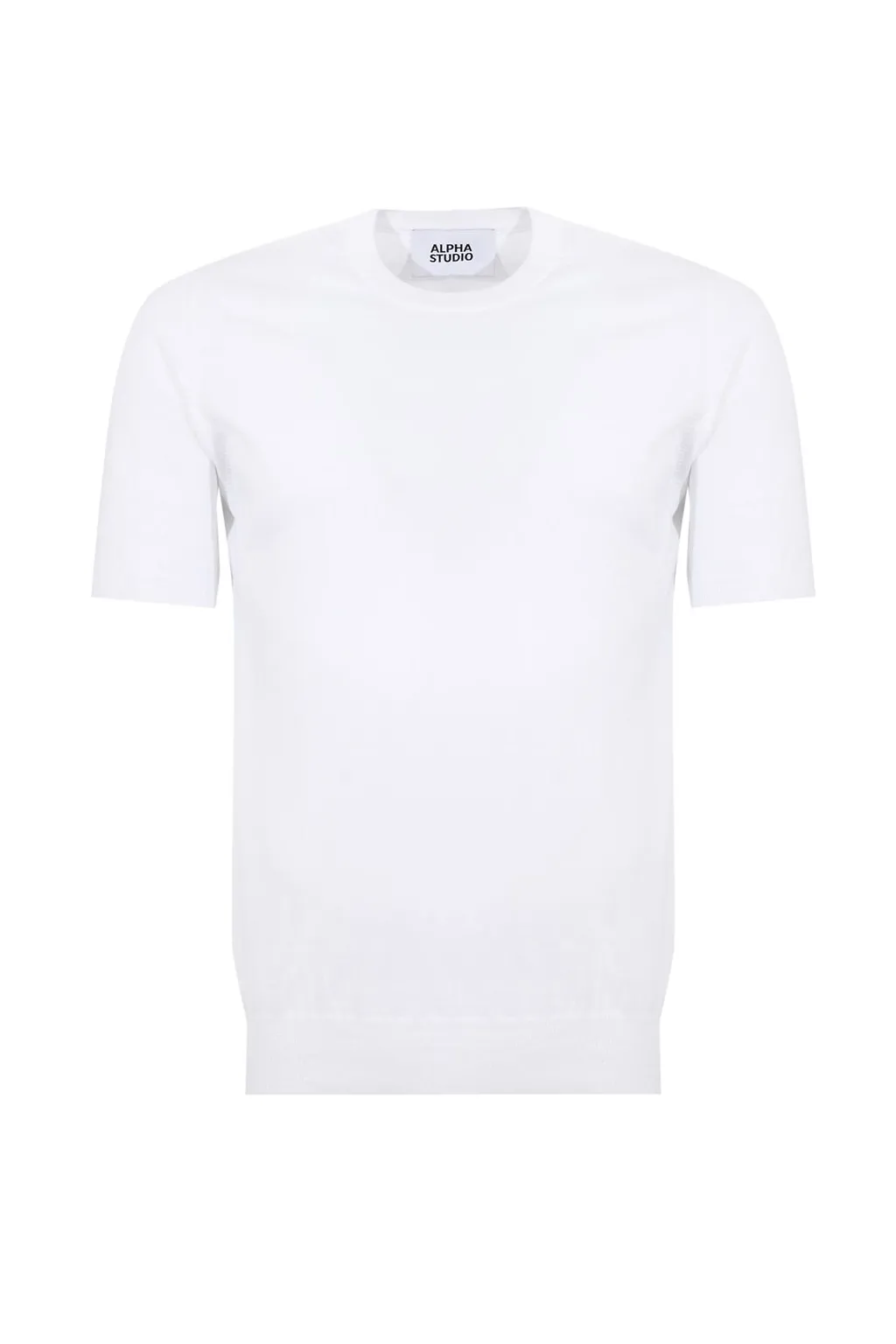 Alpha Studio Short Sleeve Knitted Sweater