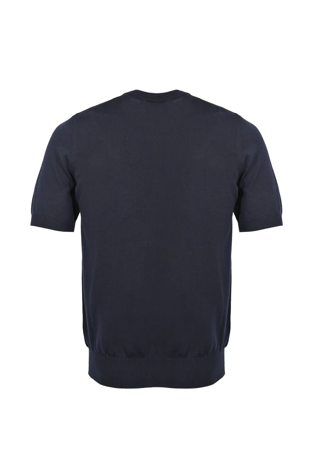 Alpha Studio Short-Sleeve Knitted Sweater