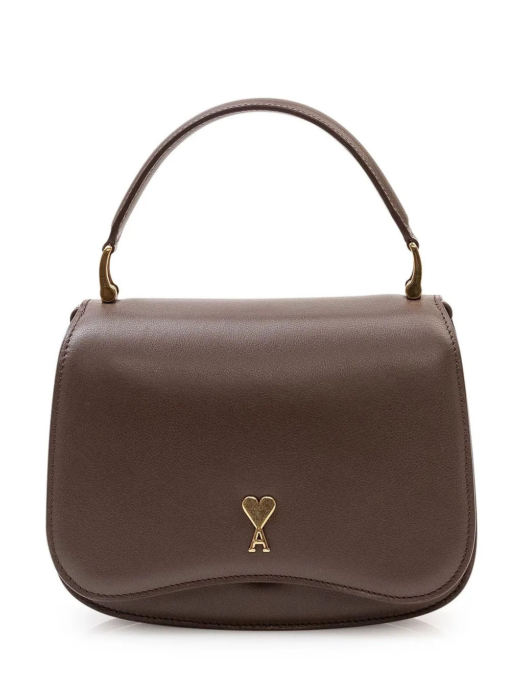 Ami Logo Plaque Shoulder Bag
