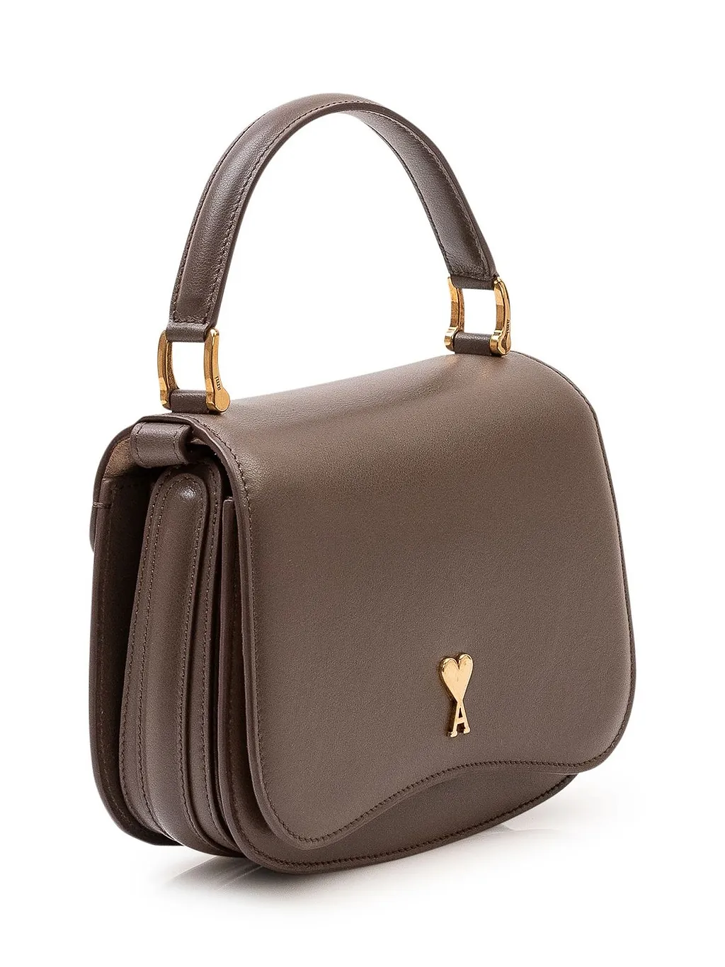 Ami Logo Plaque Shoulder Bag