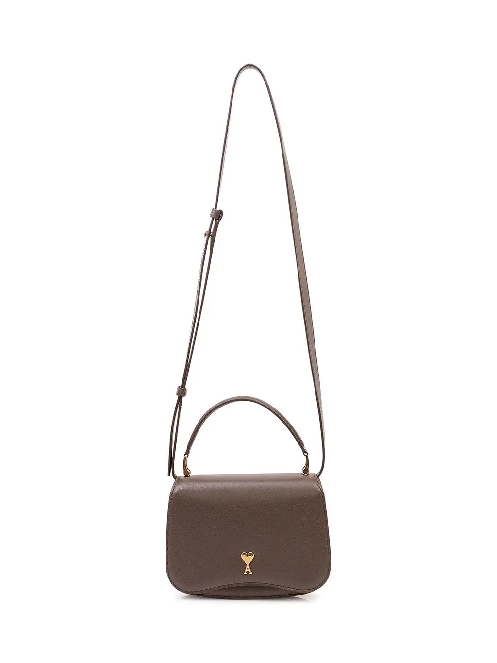 Ami Logo Plaque Shoulder Bag