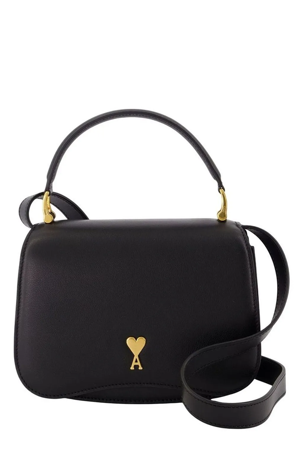 Ami Logo Plaque Shoulder Bag
