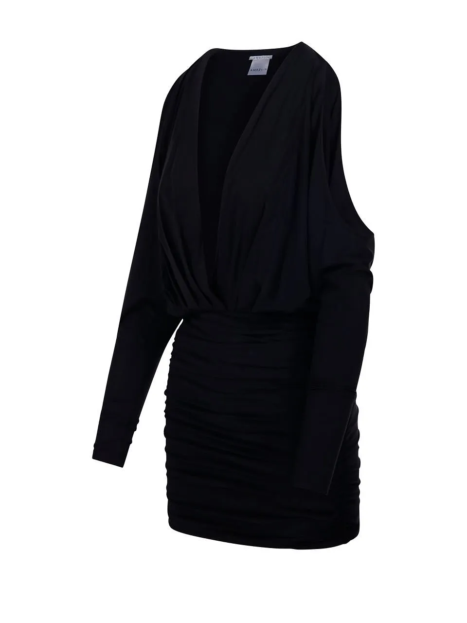 AmazuÌN Olivia Draped Mini Dress