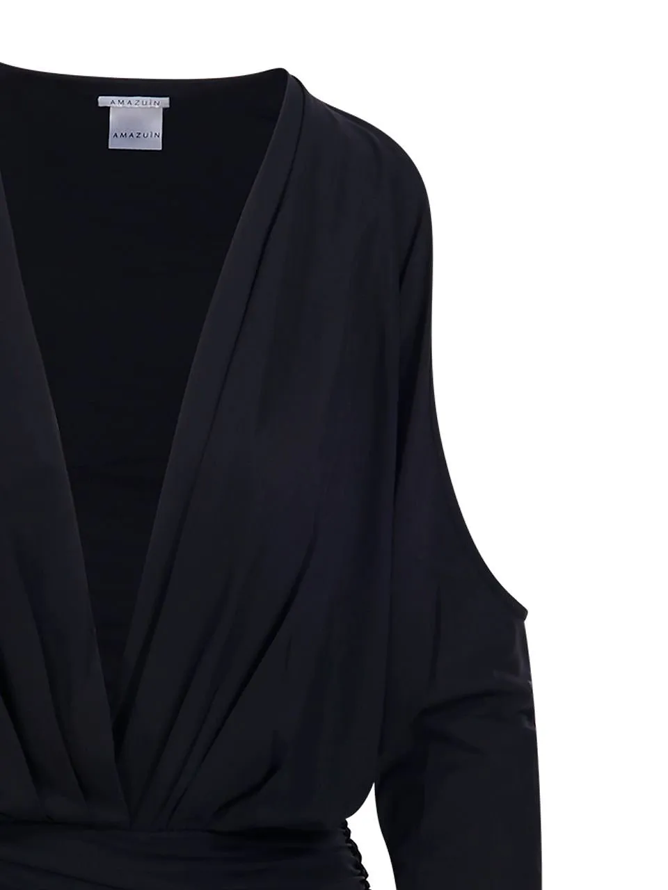 AmazuÌN Olivia Draped Mini Dress