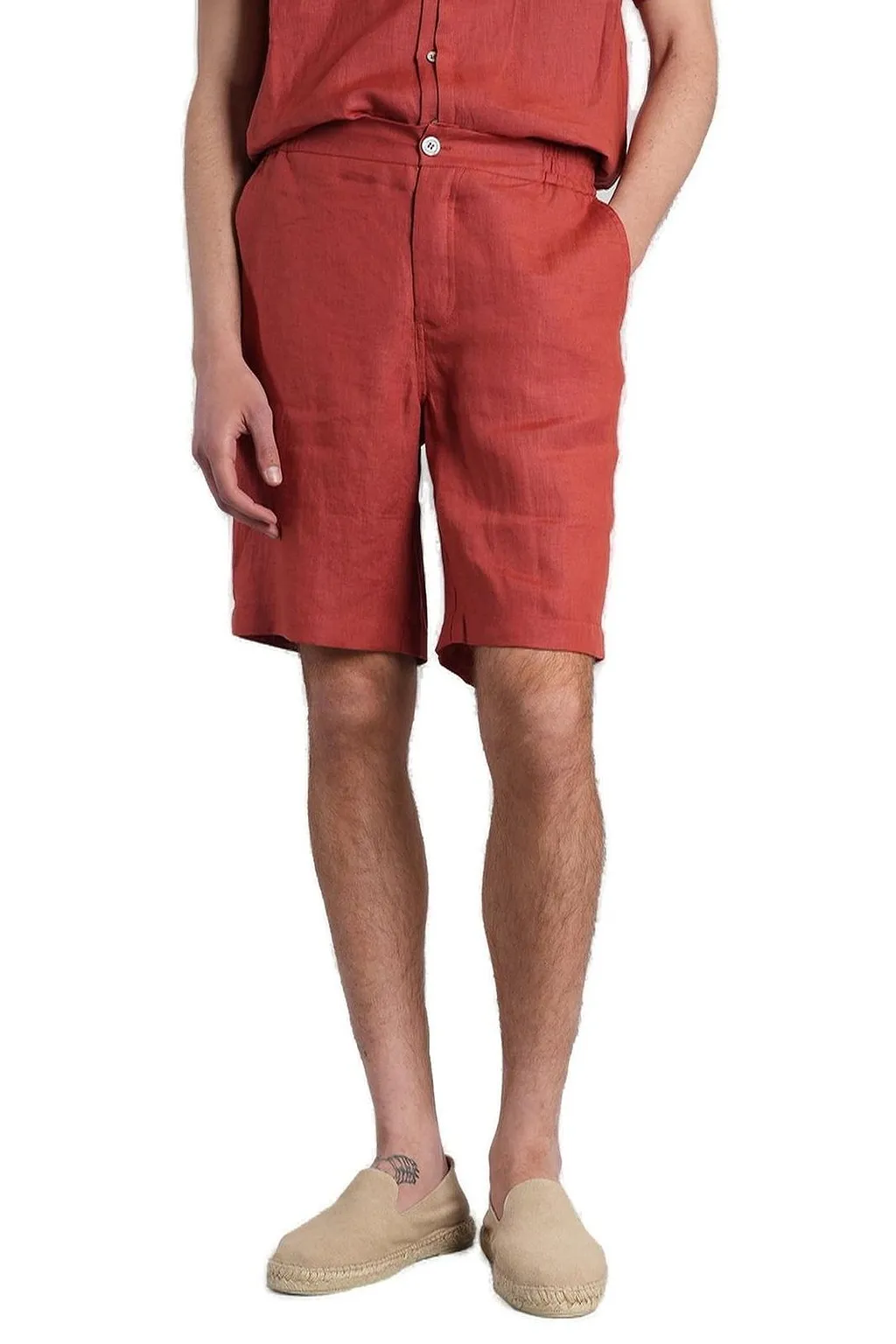 Alpha Studio Tailored Bermuda Shorts
