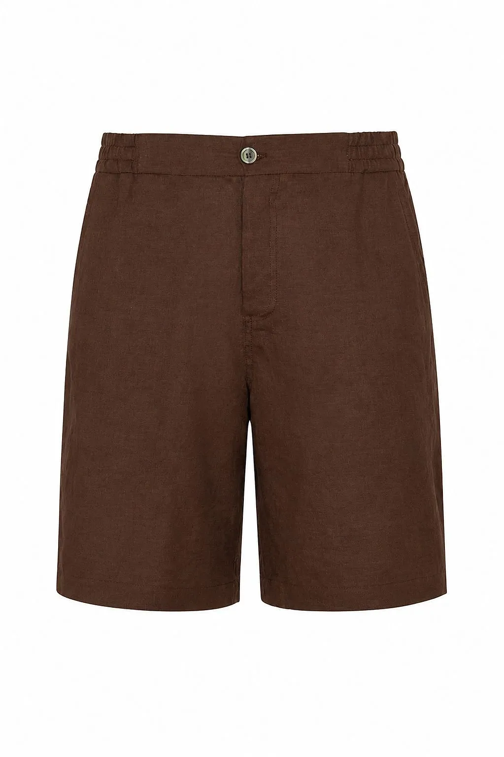 Alpha Studio Tailored Elastic-Waist Shorts