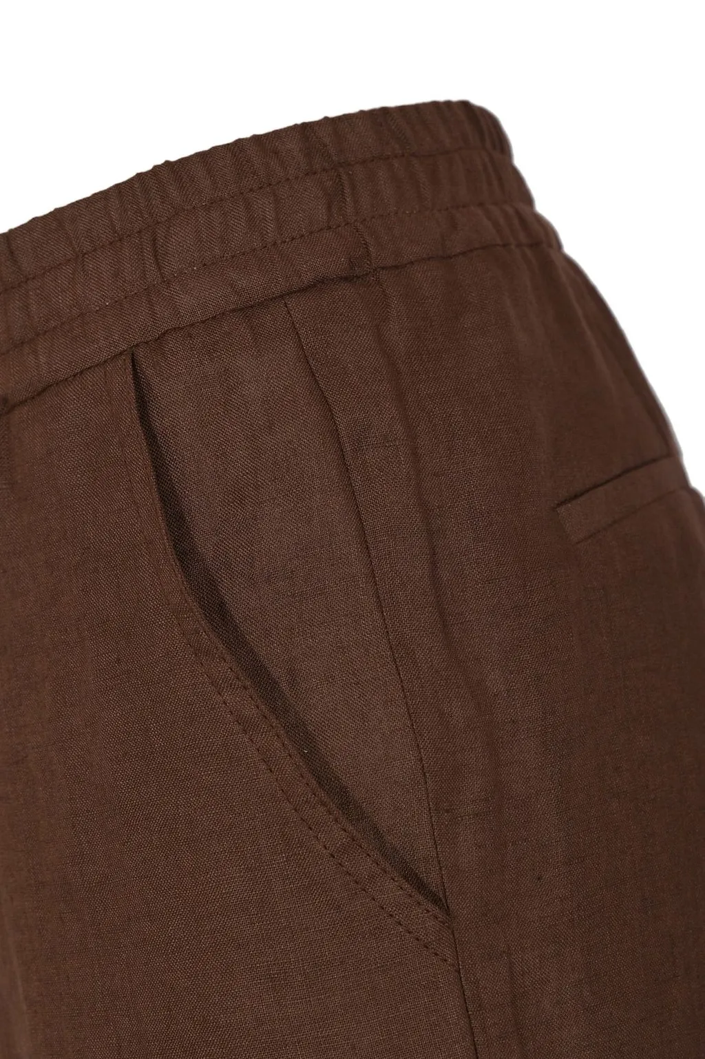Alpha Studio Tailored Elastic-Waist Shorts