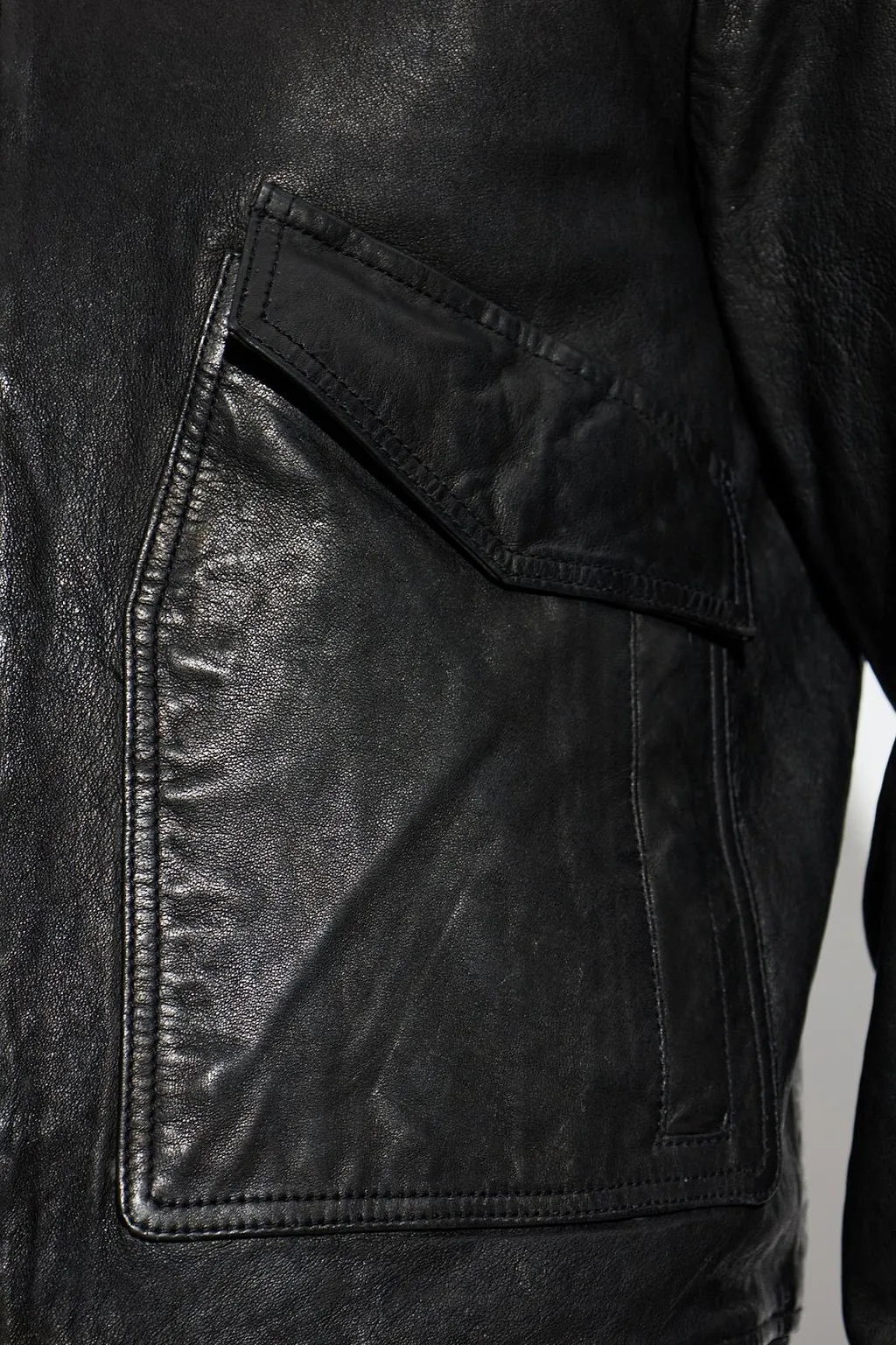 Allsaints Vaucluse Shearling Collar Jacket