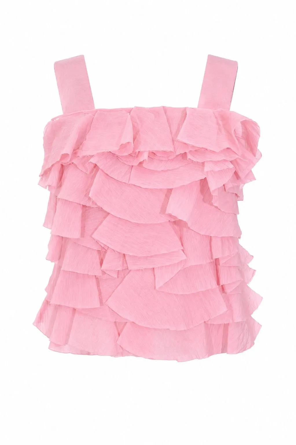 Alpha Studio Tiered Ruffle Top