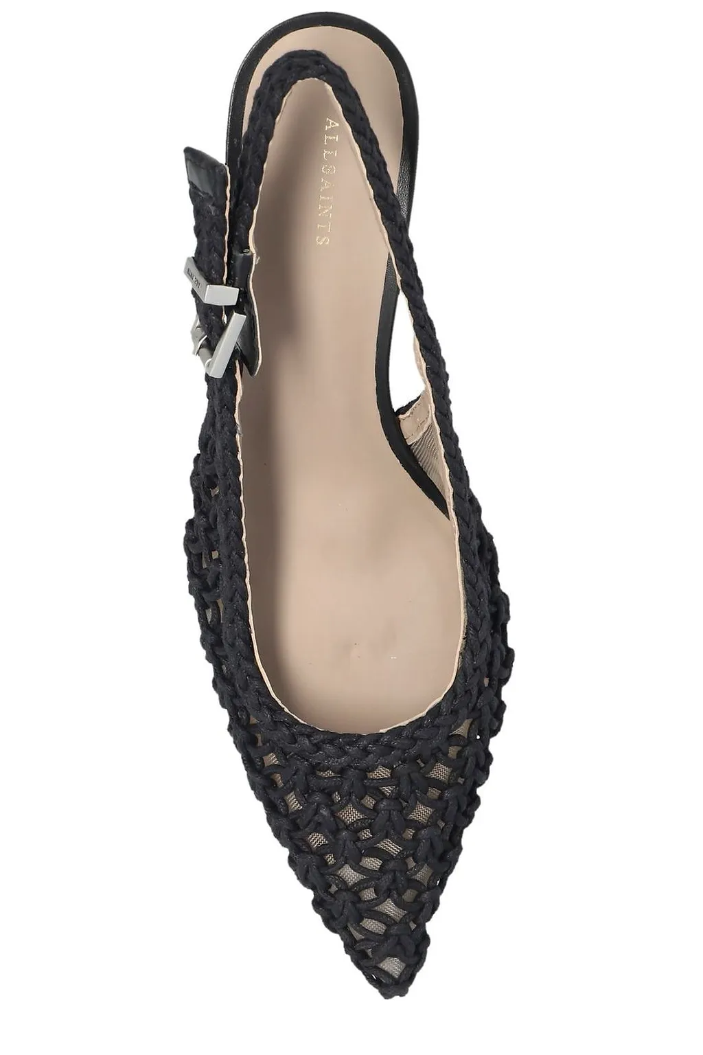Allsaints Violet Woven Slingback Pumps
