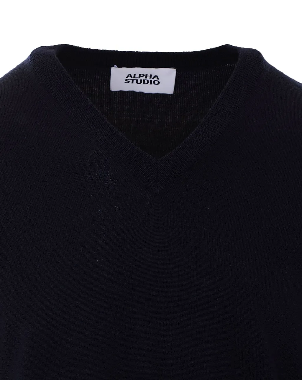 Alpha Studio V-Neck Knitted Sweater
