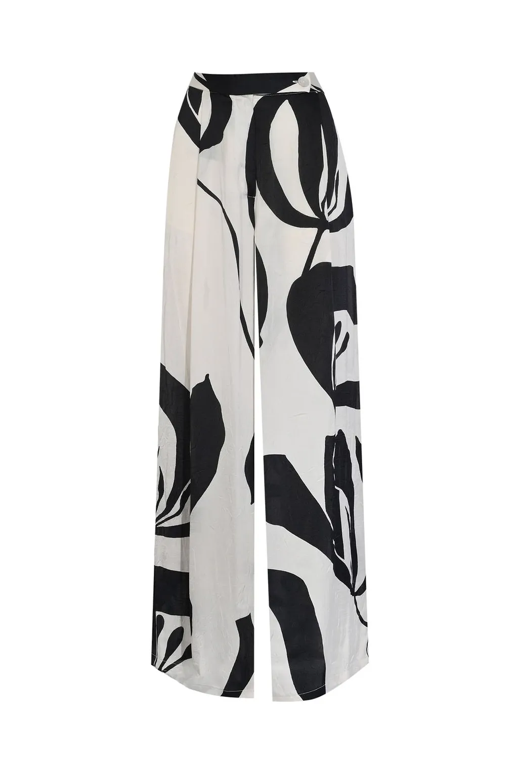 Alpha Studio Wide-Leg Printed Pants