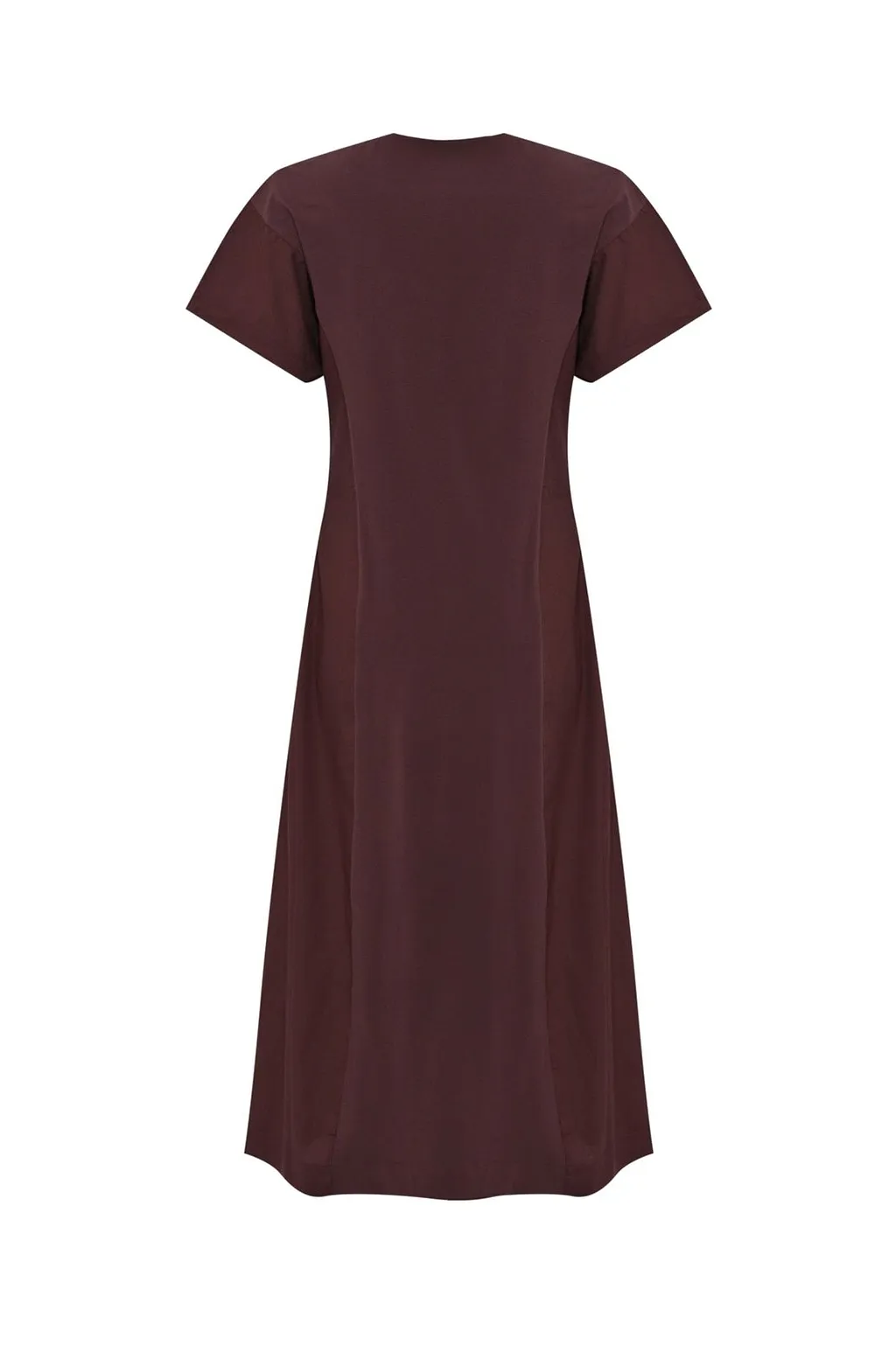 Alpha Studio V-Neck Short-Sleeve Dress
