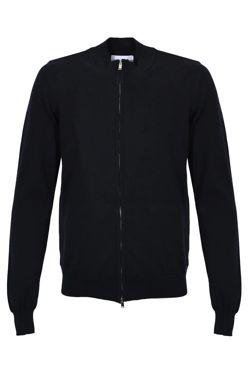 Alpha Studio Zip-Up Knitted Jacket