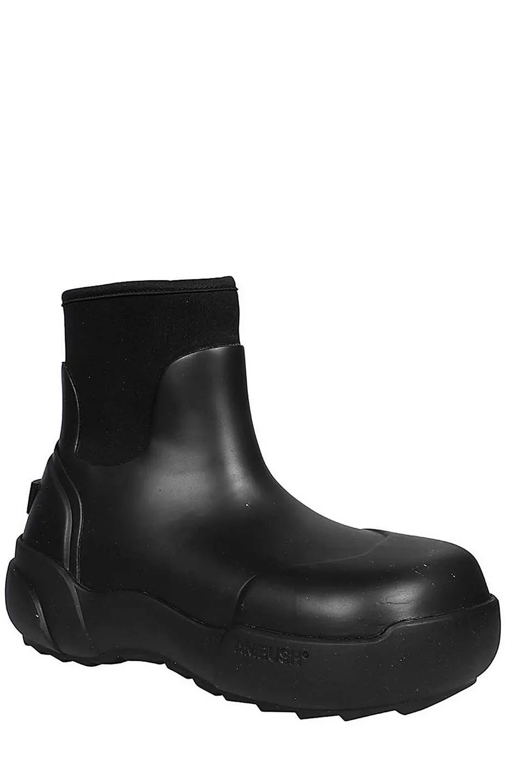 Ambush Square-Toe Chunky Sole Ankle Boots