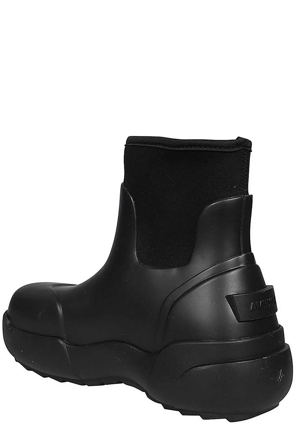Ambush Square-Toe Chunky Sole Ankle Boots