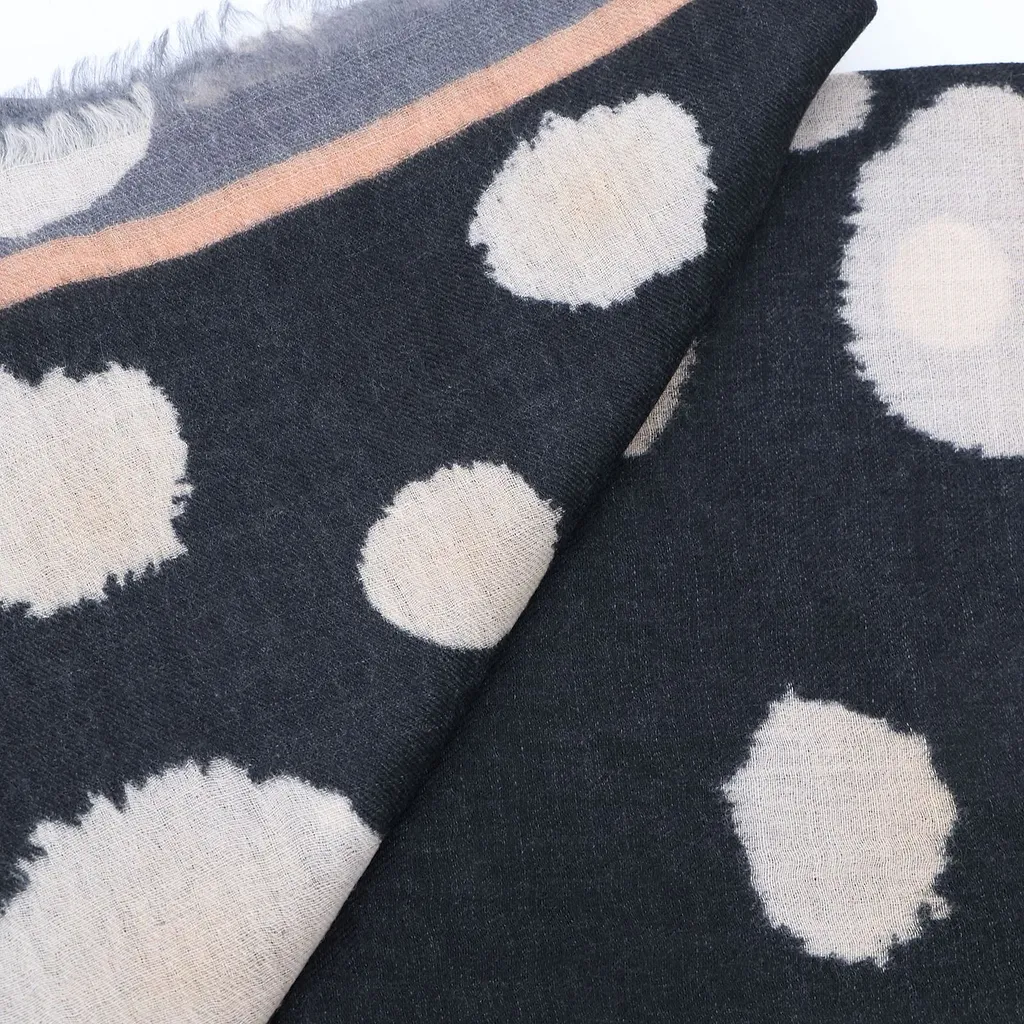 Altea Abstract Spot Border Scarf