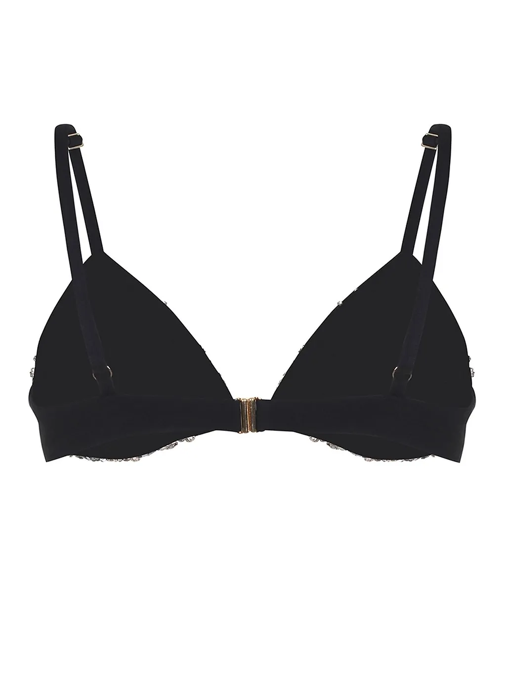 Amen Rhinestone Triangle Bralette