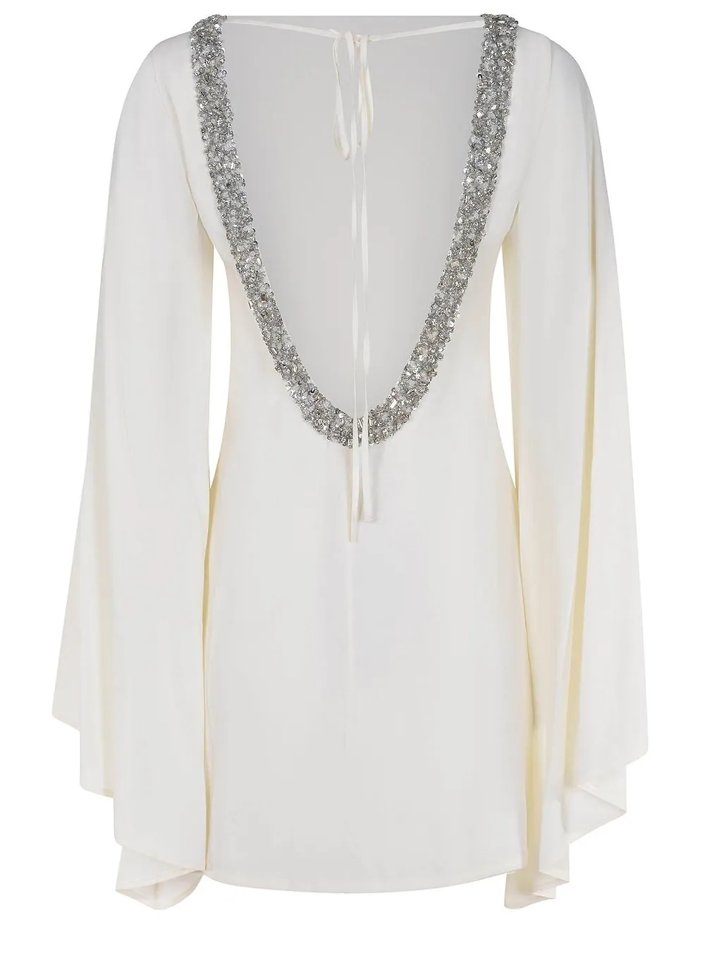Amen Rhinestone Trim Kaftan Dress