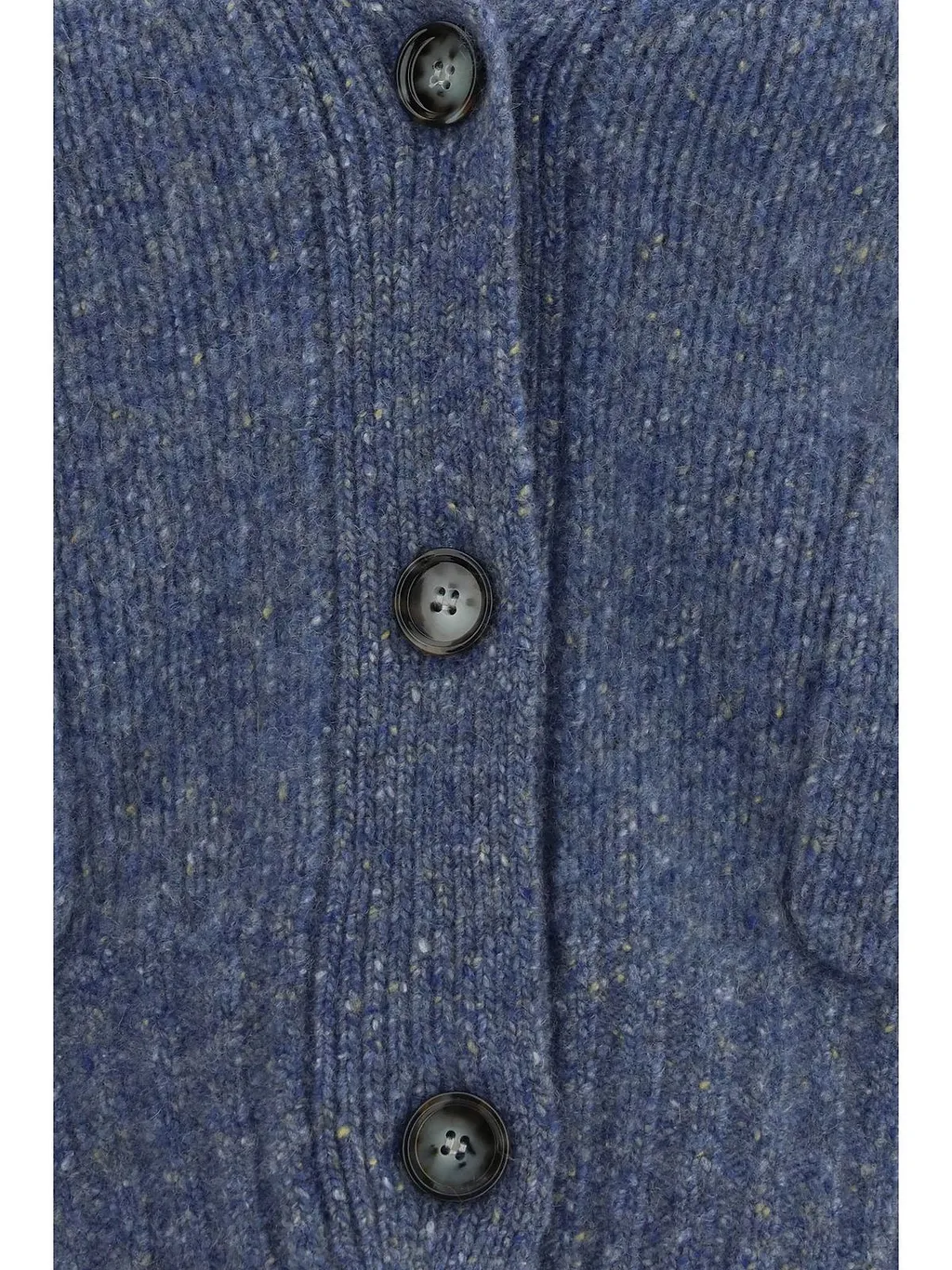 Allude Buttoned V-Neck Cardigan