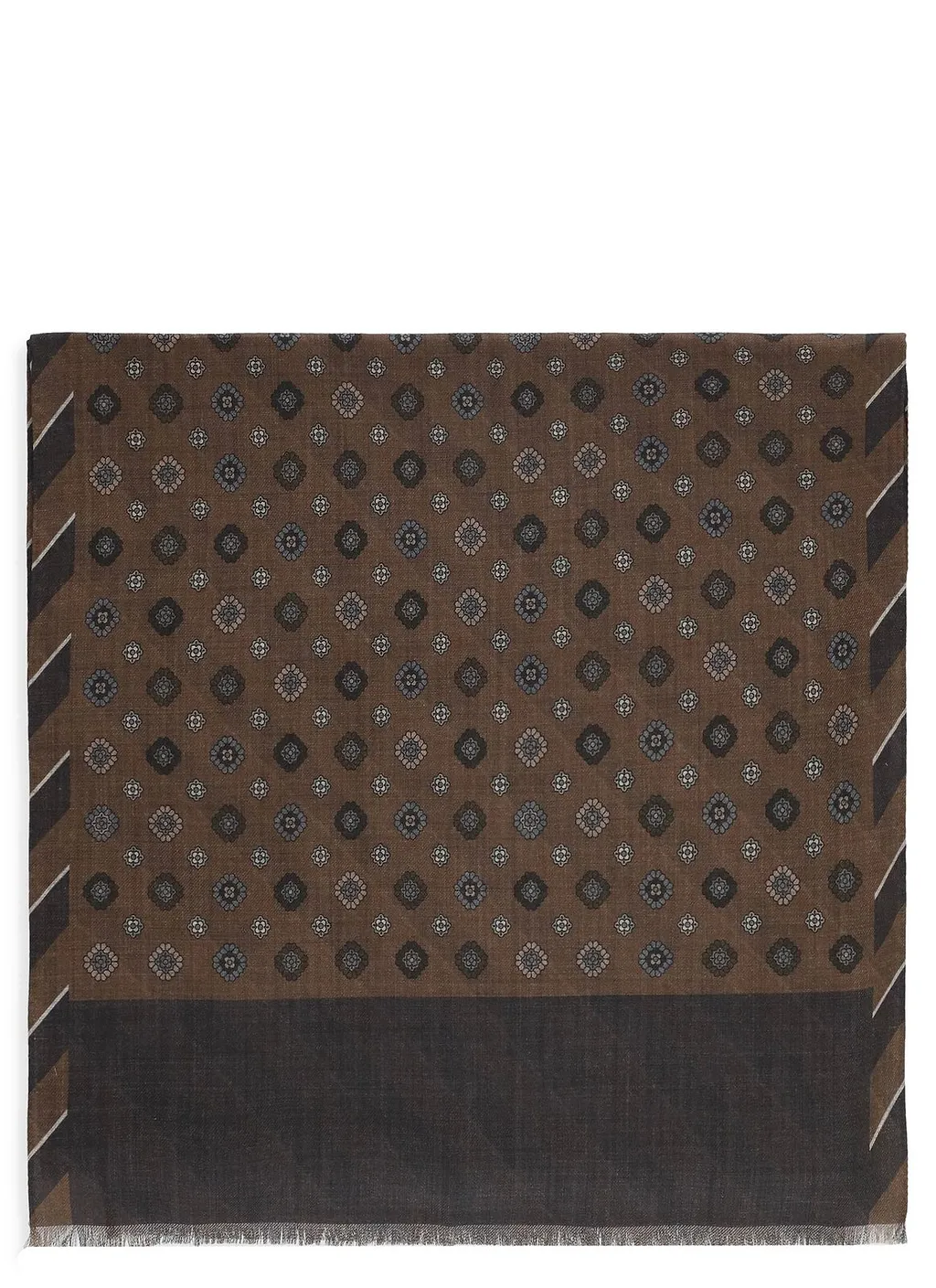 Altea Geometric Border Scarf