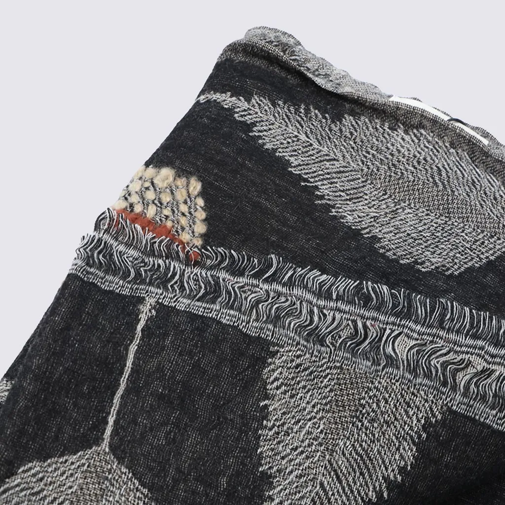 Altea Jacquard Leaf Pattern Scarf