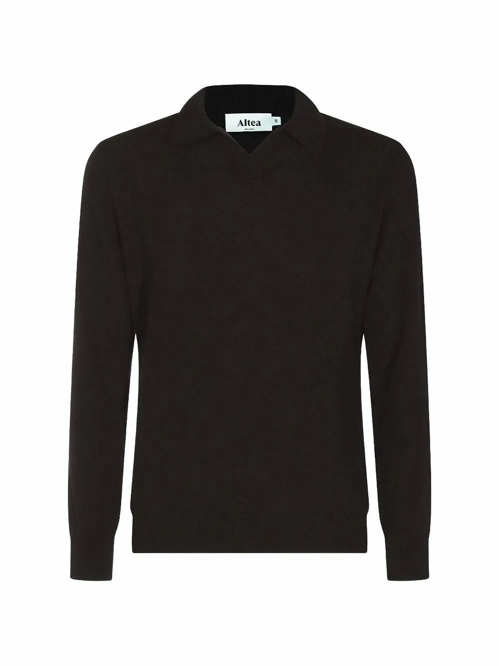 Altea Open Collar Knitted Polo Shirt