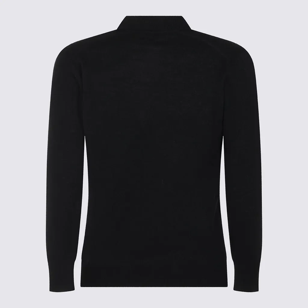 Altea Open Collar Knitted Sweater