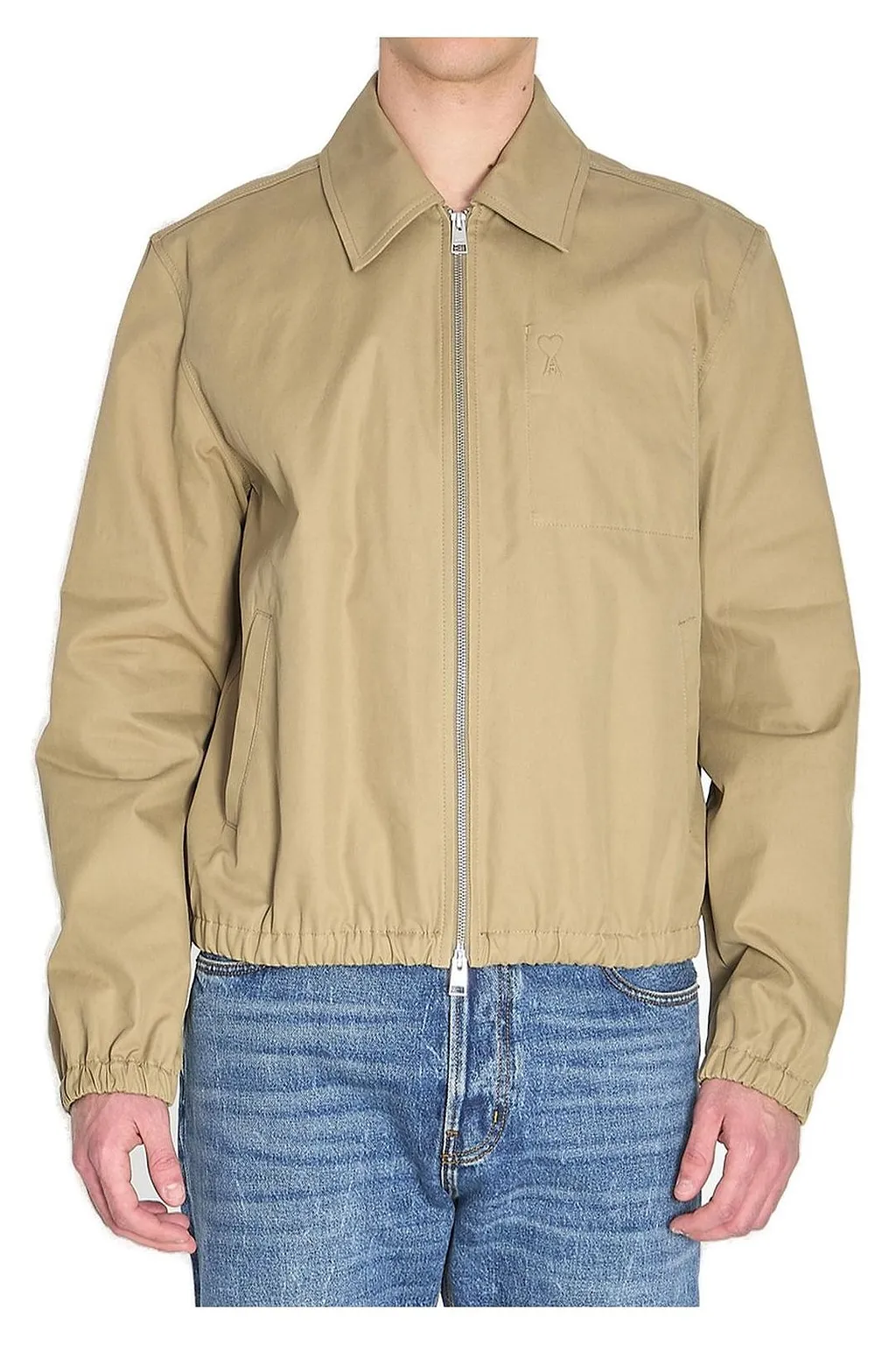 Ami Paris Ami De Coeur Zipped Jacket