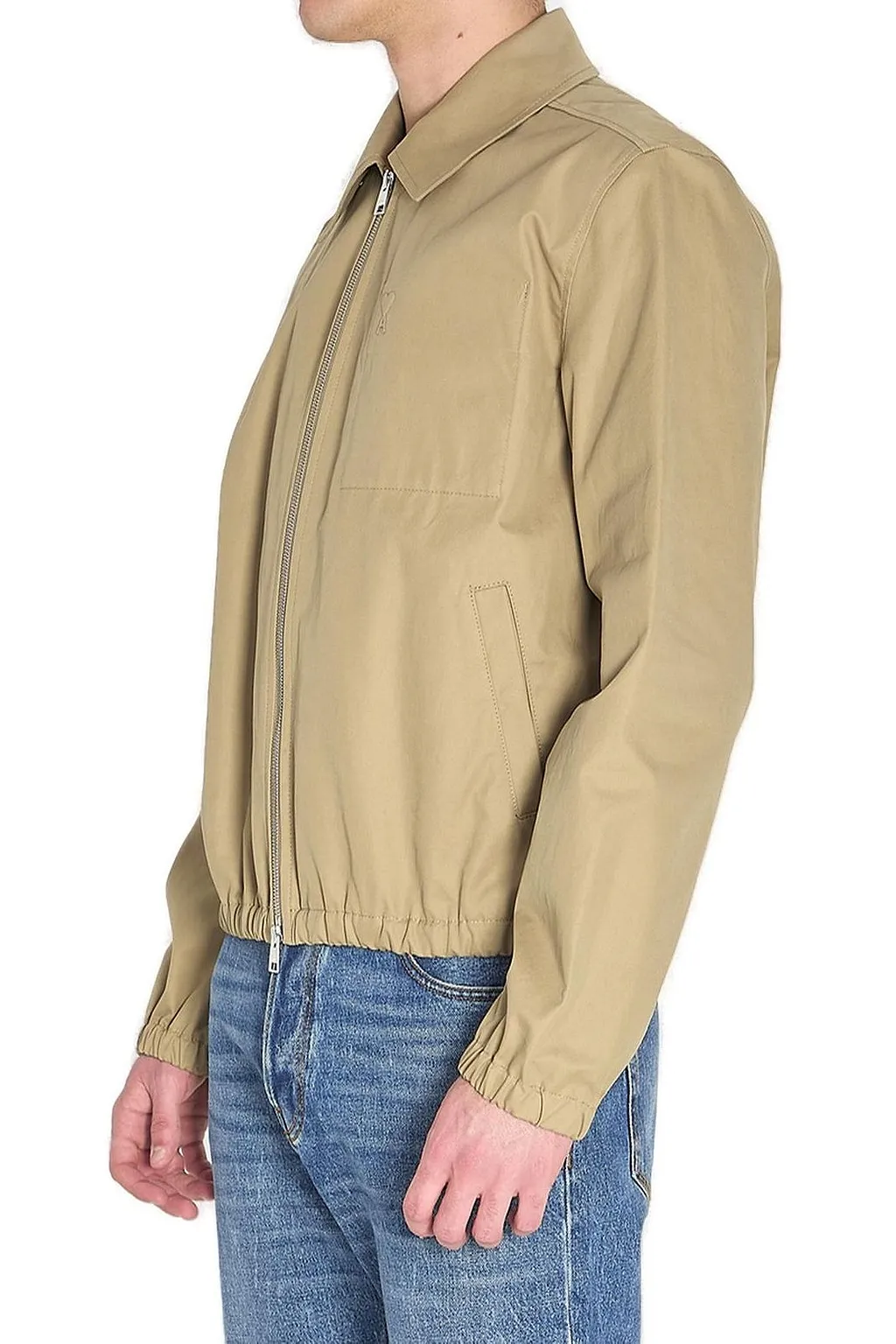 Ami Paris Ami De Coeur Zipped Jacket