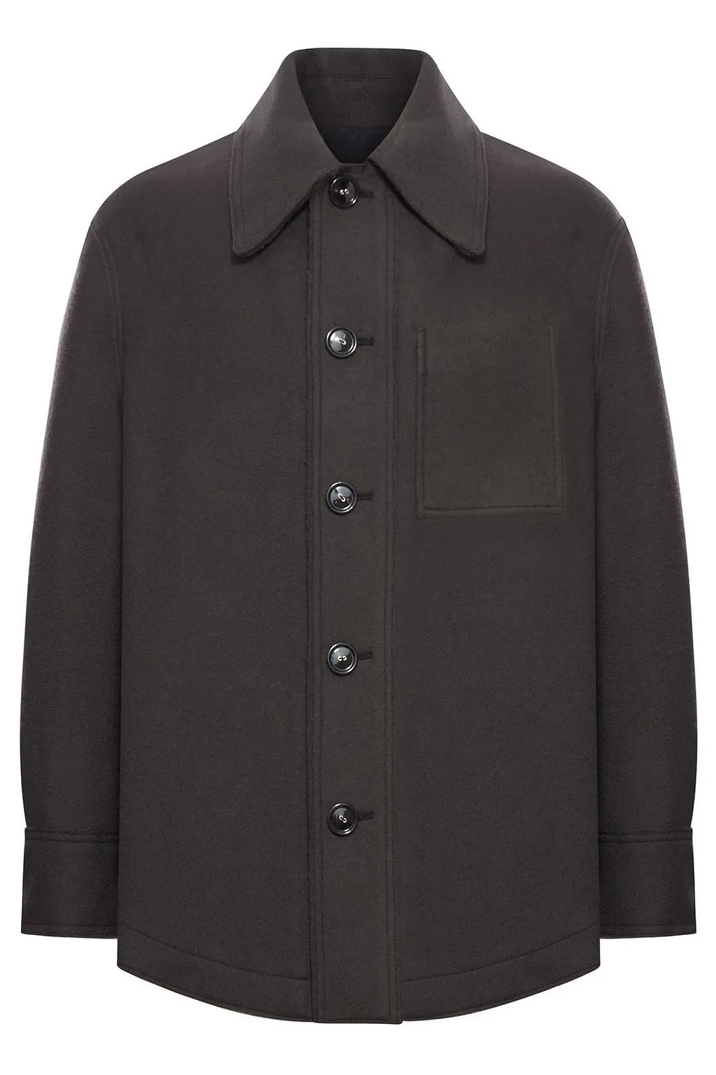 Ami Paris Long Sleeved Buttoned Jacket