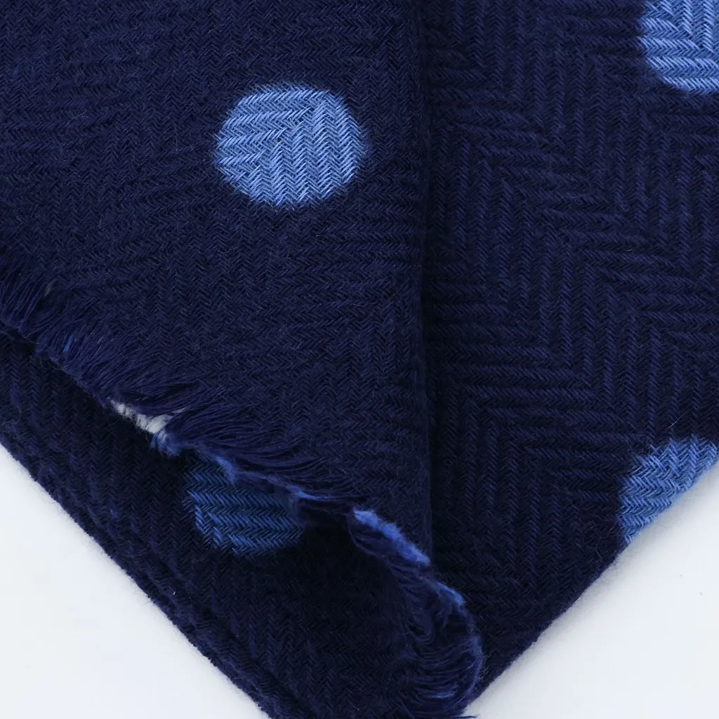 Altea Polka Dot Herringbone Scarf