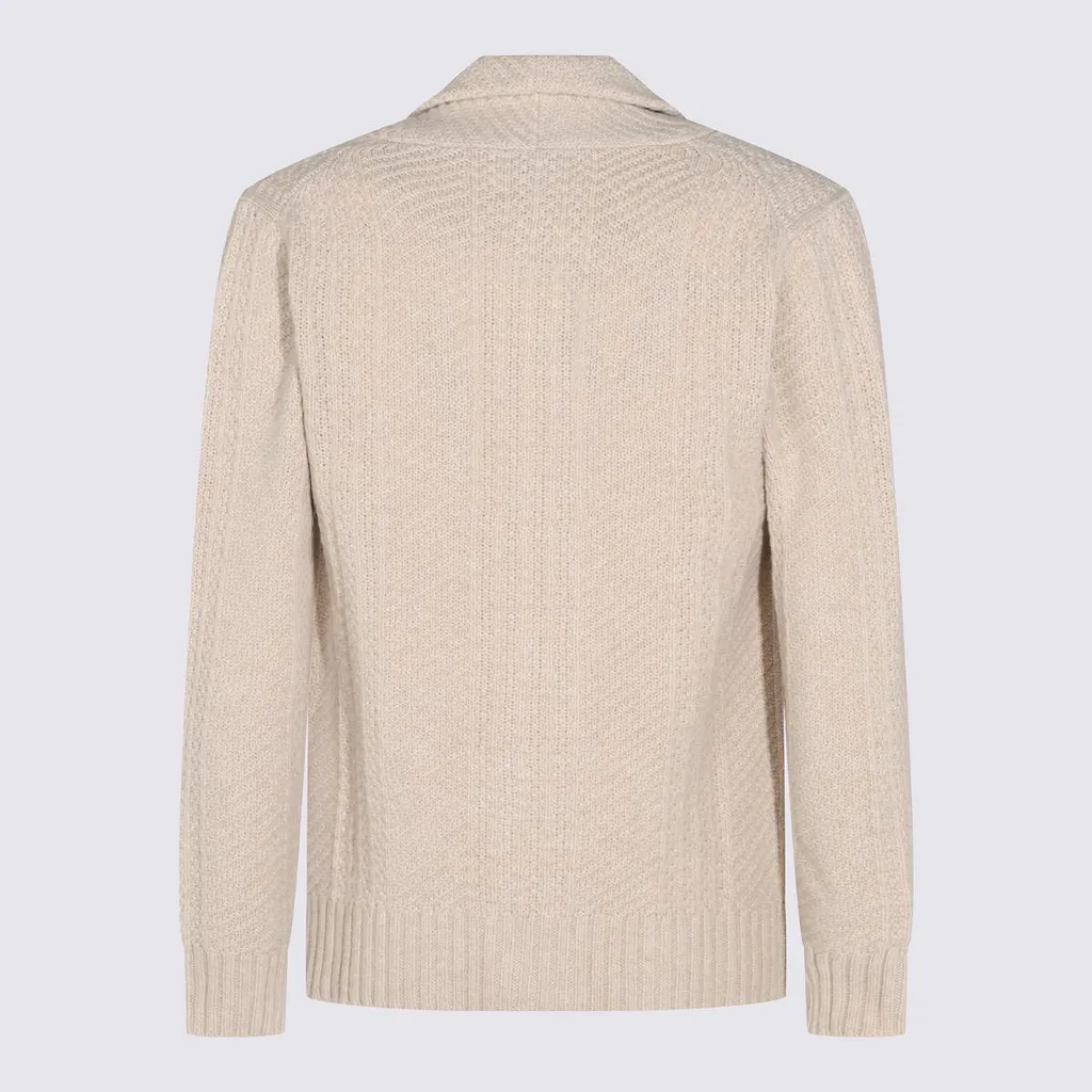 Altea Textured Shawl Collar Cardigan