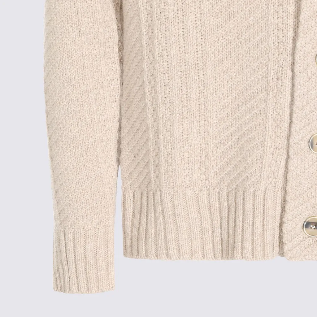 Altea Textured Shawl Collar Cardigan