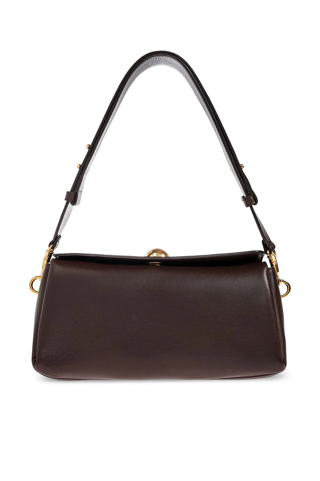 Ami Paris Logo Engraved Shoulder Bag