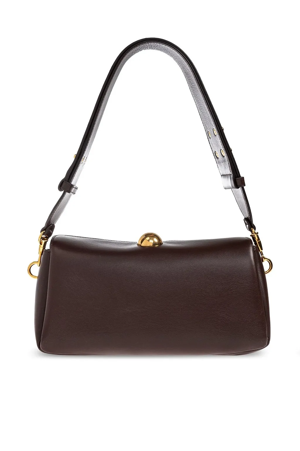 Ami Paris Logo Engraved Shoulder Bag