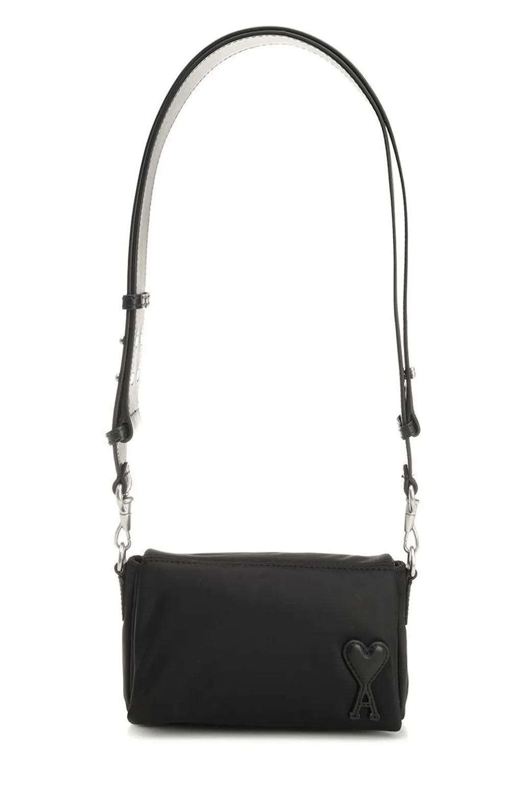 Ami Paris Logo Patch Box Marcel Shoulder Bag