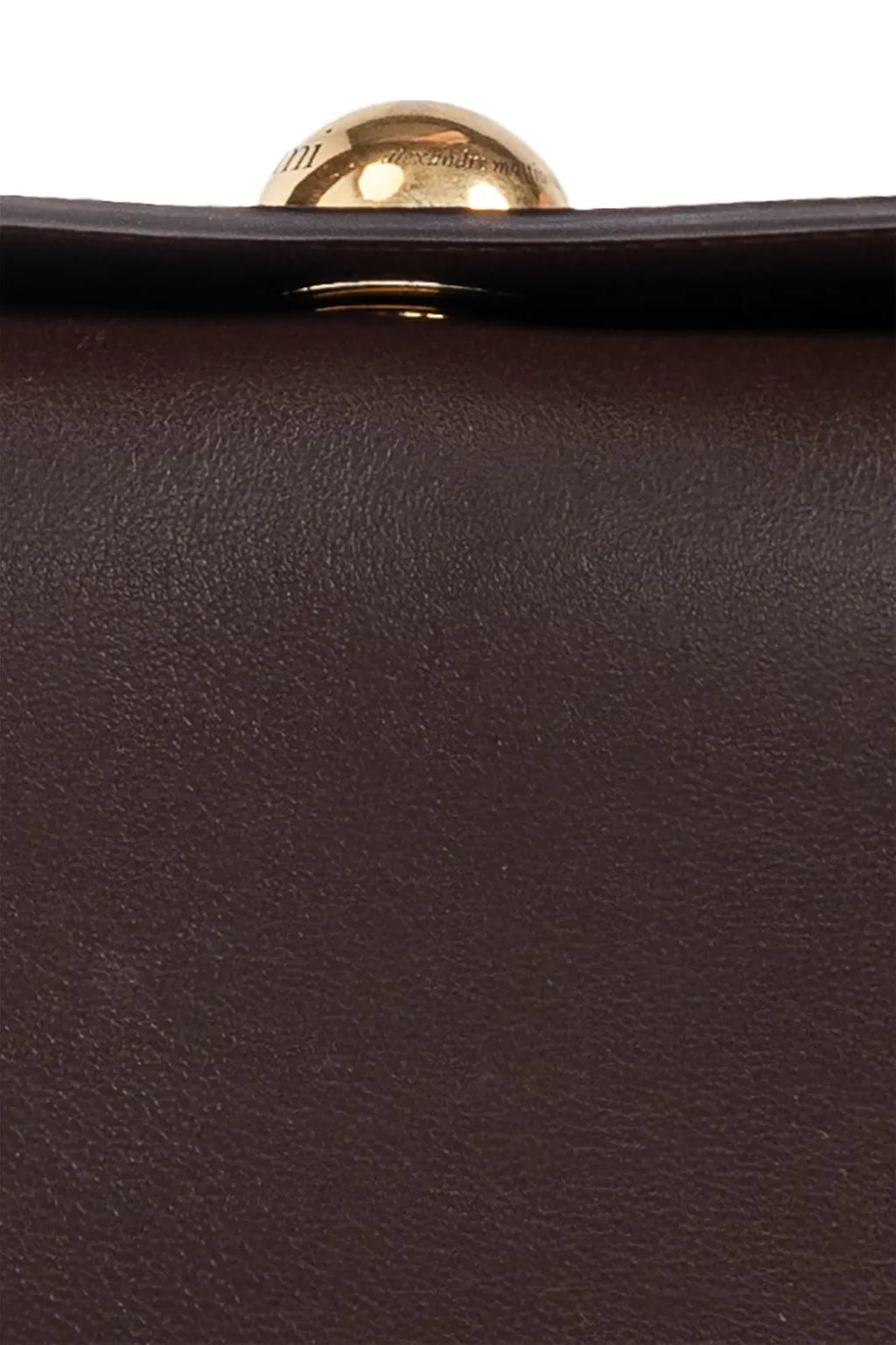 Ami Paris Logo Engraved Shoulder Bag